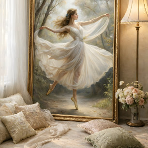 Ethereal Grace Forest Ballet Decoupage Tissue Paper
