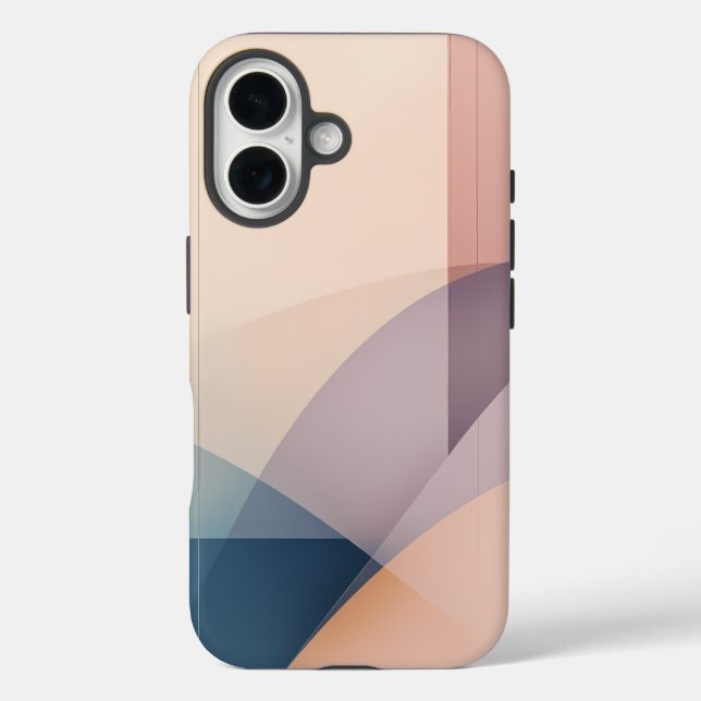 Ethereal Harmony Abstract Art Modern Pastel Colour Case-Mate iPhone Case (Back)