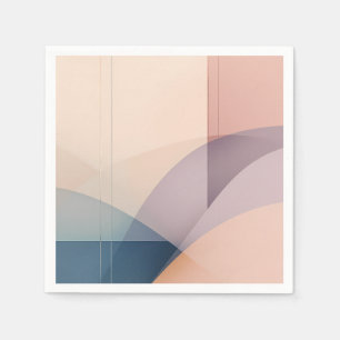 Ethereal Harmony Summary Art Modern Pastel Color Napkin