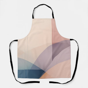Ethereal Harmony Summary Modern Pastel Color Art Apron