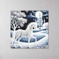 Ethereal Horse and Enchanted Castle