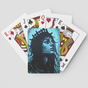 Ethereal King: Fusion of Art and Fantasy Playing Cards
