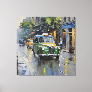 Ethereal Kolkata: Monsoon Symphony Canvas Print