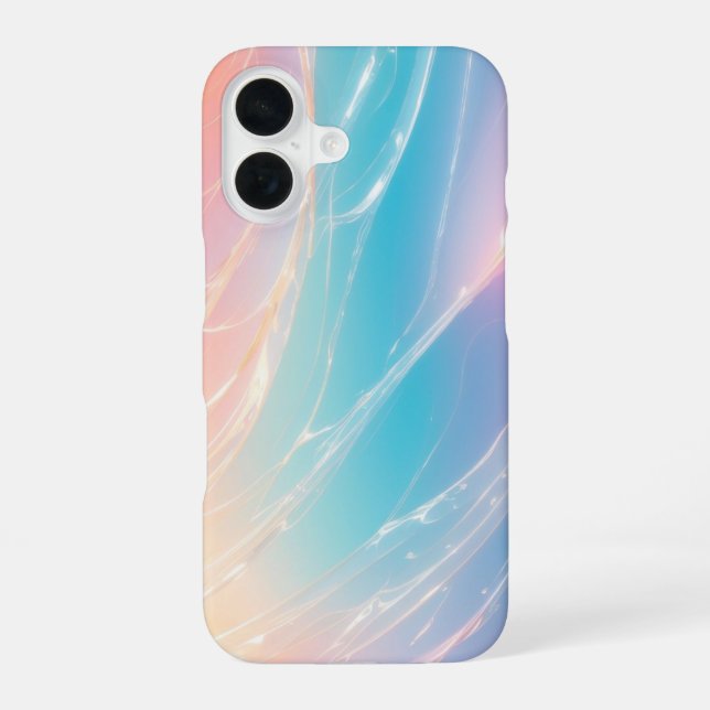 Ethereal Light Veil Streamline Phone Case (Back)