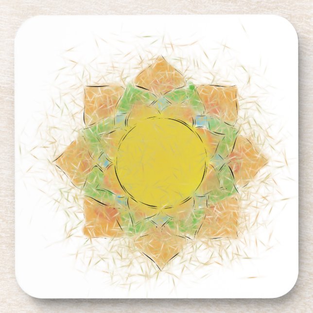 Ethereal Lotus Flower Coaster (Front)