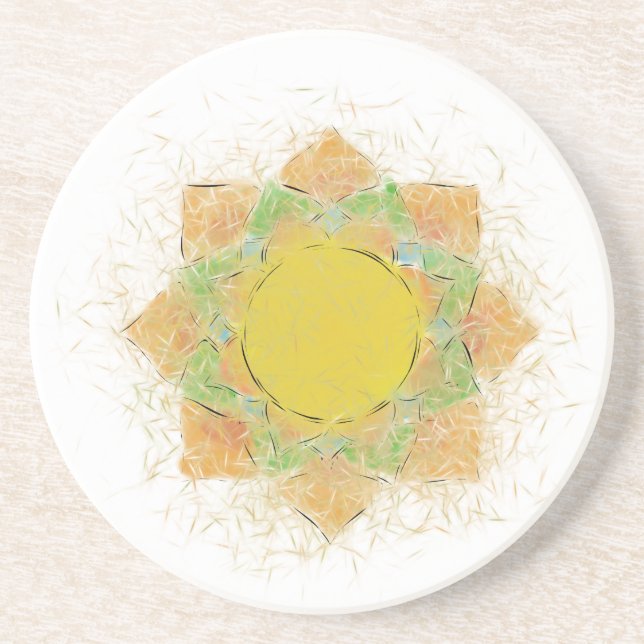 Ethereal Lotus Flower Coaster (Front)