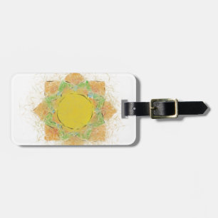 Ethereal Lotus Flower Luggage Tag