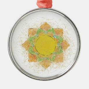 Ethereal Lotus Flower Metal Tree Decoration