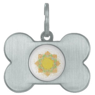 Ethereal Lotus Flower Pet Tag