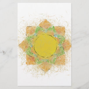 Ethereal Lotus Flower Stationery