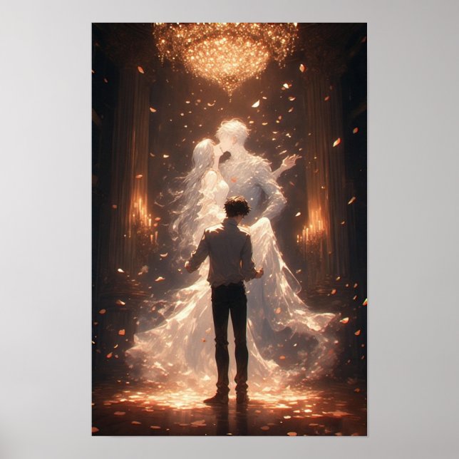  Ethereal Love in Candlelight  Poster (Front)