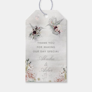Ethereal Love Wedding Long Favour Gift Tags