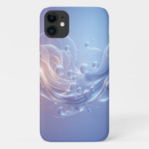 Ethereal Luminous Bubbles & Fluid Waves - Modern A Case-Mate iPhone Case