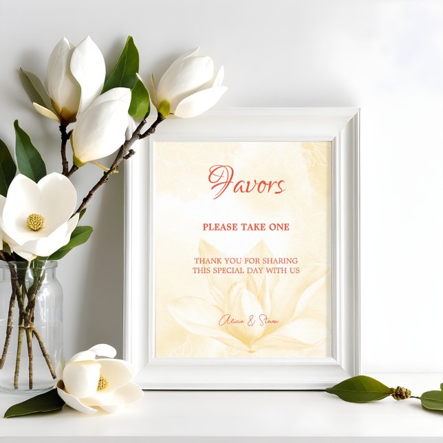 Ethereal Magnolia Flower, Wedding Favours  Poster (Creator Uploaded)