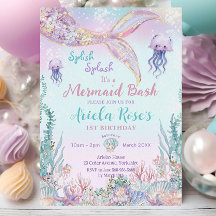 Ethereal Mermaid Bash Under the Sea Pool Birthday 