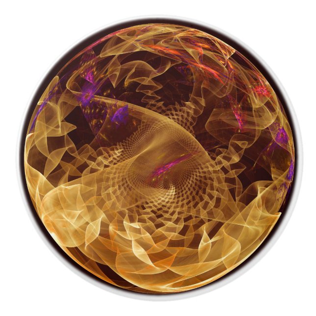 Ethereal Metaphysical Ceramic Drawer Cabinet Knob (Front)