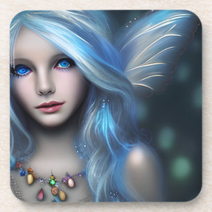 Ethereal Mystical Fairy Girl Coaster