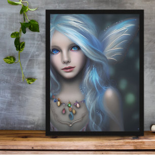 Ethereal Mystical Fairy Girl Photo Print