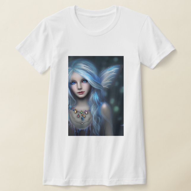 Ethereal Mystical Fairy Girl T-Shirt (Laydown)