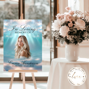 Ethereal Ocean Lover Memorial Sign