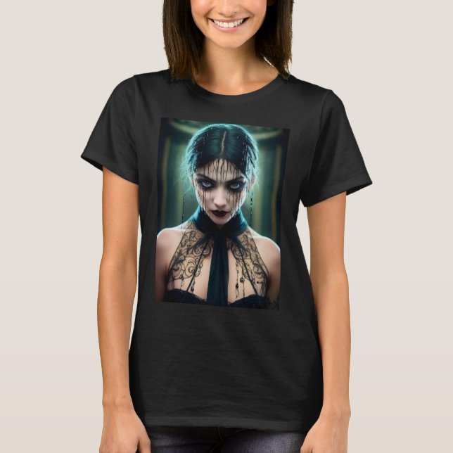 Ethereal Ominous Emerald Beauty T-Shirt (Front)