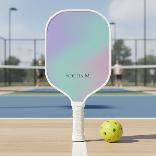 Ethereal Pastel Gradient Personalized Pickleball  Paddle