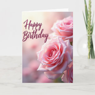 Ethereal Petals Birthday Card