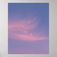 Ethereal Pink Dusk Clouds Photography Fine Art