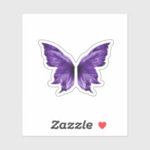 Ethereal Purple Butterfly Aesthetic Die-Cut