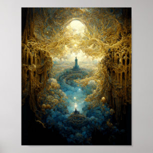 Ethereal Realm Fantasy Art Poster