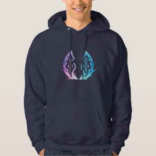 Ethereal Rune Convergence – Arcane Energy Emblem Hoodie