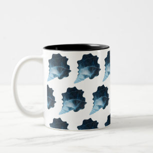 Ethereal Seashell Vector Design Two-Tone Coffee Mug