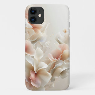 Ethereal Silky Floral Abstract - Elegant Soft Peac Case-Mate iPhone Case
