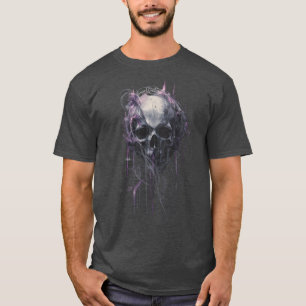 Ethereal Skull Abstract Grunge Dark Art T-Shirt