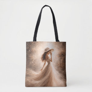 Ethereal Slavic Water Nymph Tote Bag Boho
