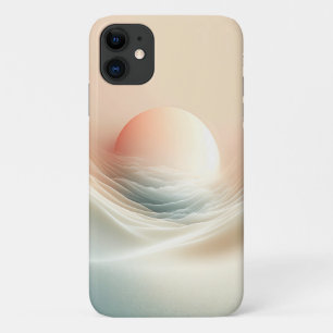 Ethereal Soft Sunrise Waves Aesthetic - Minimalist Case-Mate iPhone Case