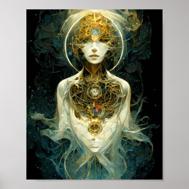 Ethereal Sprite 3 Fantasy Art Poster (Front)