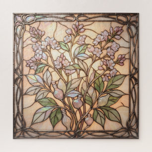 Ethereal Stained Glass Spikenard Flower Puzzle