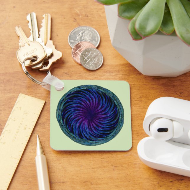 Ethereal Swirl Key Ring (Desk)