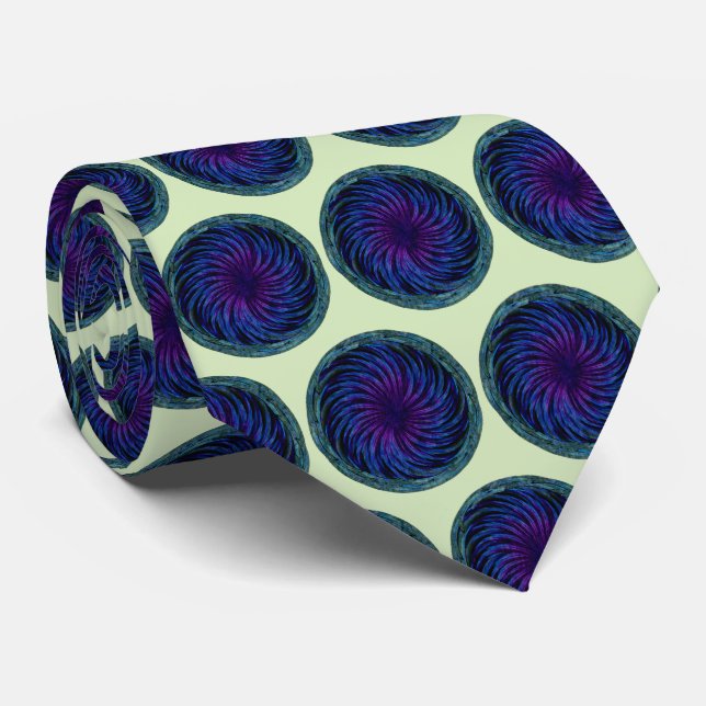 Ethereal Swirl Tie (Rolled)