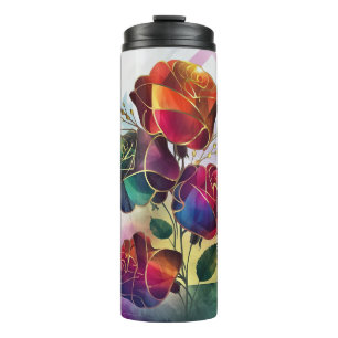 Ethereal Swirls Thermal Tumbler