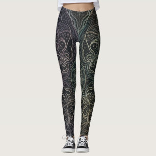 Ethereal Twilight Mandala Leggings 