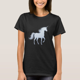 Ethereal Unicorn Silhouette Minimalist Dreamy Fant T-Shirt