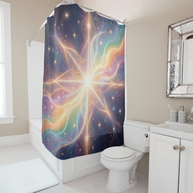 Ethereal Vision – Beyond Reality.96 Shower Curtain (In Situ)