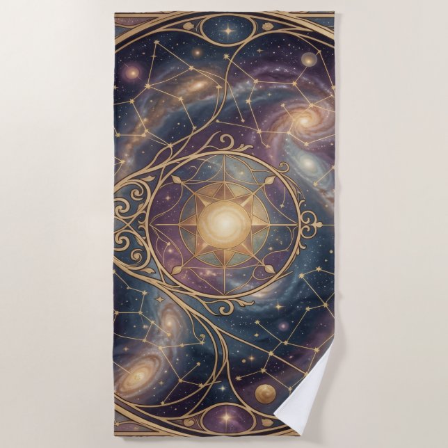 Ethereal Vision – Beyond Reality Beach Towel (Front)