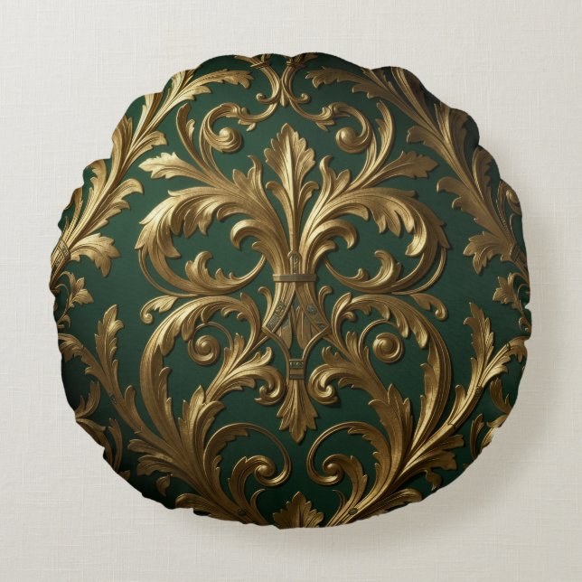 Ethereal Vision – Beyond Reality Round Cushion (Front)