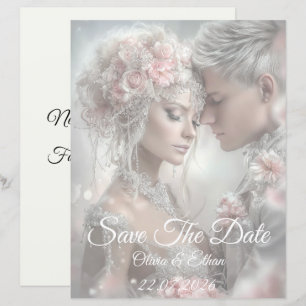 Ethereal Wedding Save the Date Card