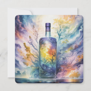 Ethereal Whispers - Magical Potion Bottle Invitation