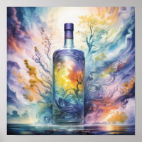 Ethereal Whispers - Magical Potion Bottle