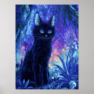 EtherealForestCat Poster